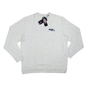 Seattle Seahawks NFL Football Antigua Crew Neck Lightweight Men's Sweatshirt NWT